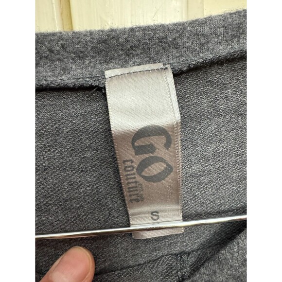 Go Couture Women Swing Long Sleeve Dress Size Small Grey Pullover - Picture 5 of 6